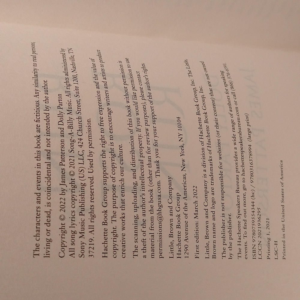 RUN, ROSE, RUN hardback book by Dolly Parton and James Patterson 1st Ed, 1st Pri - Picture 3 of 5